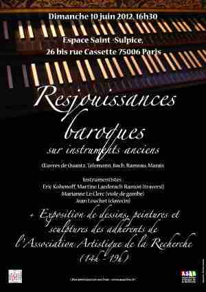 ASAR Association artistique de la recherche concert 10juin2012