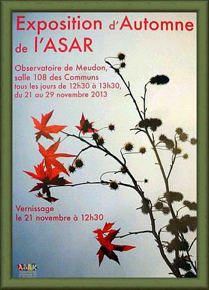 Asar exposition novembre 2013