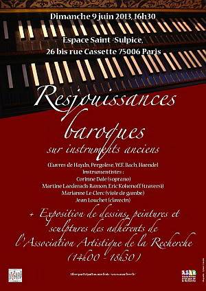 ASAR Association artistique de la recherche concert 9juin2013