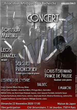 ASAR concert novembre 2020